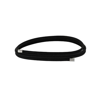 BRACCIALE CORDA CALAMITA IN ACCIAIO