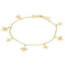 BRACCIALE RDV PENDENTI CON ZIRCONCINI IN ARGENTO 925°/°°