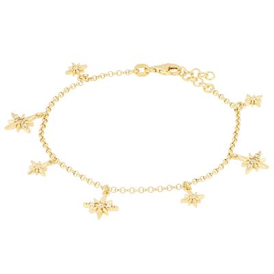 BRACCIALE RDV PENDENTI CON ZIRCONCINI IN ARGENTO 925°/°°