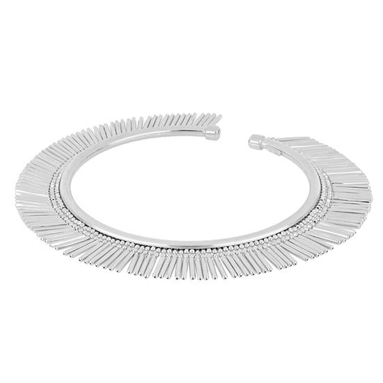 BRACCIALE RIGIDO ARMONICO FRANGETTE IN ARGENTO 925°/°°
