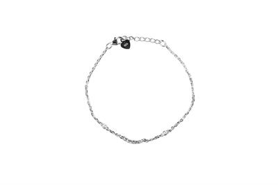 BRACCIALE BARRETTA RODIO IN ARGENTO 925°/°° ZIRCONI