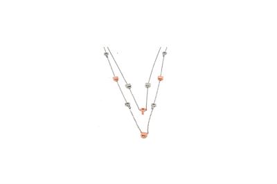 COLLANA IN ACCIAIO CON CHIAVE E LUCCHETTO