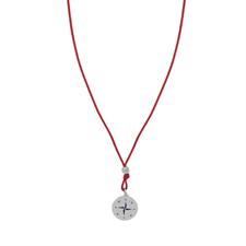 COLLANA RDV SMALTO IN ARGENTO 92 °/°° E CORDINO