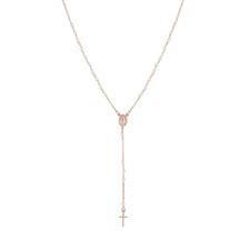 COLLANA ROSARIO IN ARGENTO 925°/°° CON PERLE