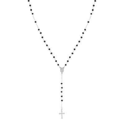 COLLANA ROSARIO PENDENTE ONICE MM3 IN ARGENTO 925°/°° CM50