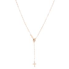 ROSARIO PENDENTE ROSE' 2,5MM IN ARGENTO 925°/°°