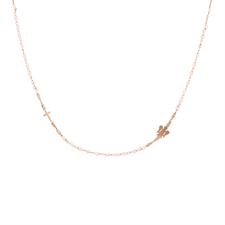 COLLANA ROSARIO ANGIOLETTO IN ARGENTO 925°/°°ROSE' PERLINE