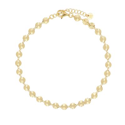CAVIGLIERA MULTI TONDINI DIAMANTATI IN ARGENTO 925°/°°