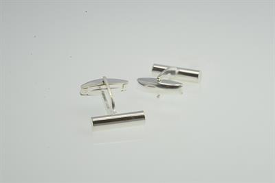 GEMELLI CON ELEMENTO BARRA IN ARGENTO 925°/°°