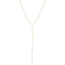 COLLANA Y PERLINE DI FIUME E ZIRCONI PENDENTI ARGENTO 925°/°°