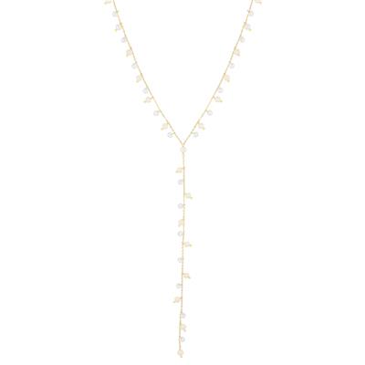 COLLANA Y PERLINE DI FIUME E ZIRCONI PENDENTI ARGENTO 925°/°°