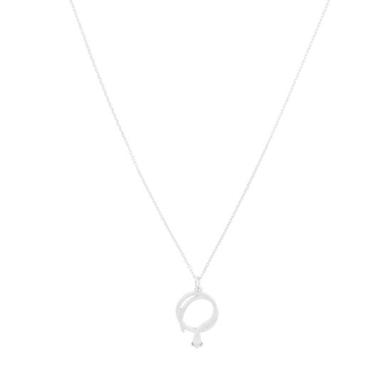 COLLANA SERPENTE INTRECCIATO IN ARGENTO 925°/°°