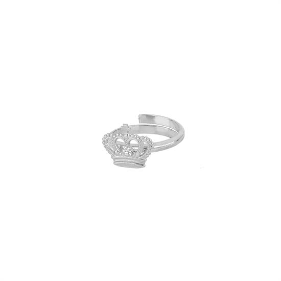 ANELLO CORONA IN ARGENTO 925°/°°