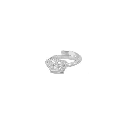 ANELLO CORONA IN ARGENTO 925°/°°