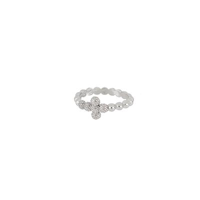 ANELLO CROCE IN ARGENTO 925°/°°