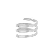 ANELLO FASCIA ARMONICA IN ARGENTO 925°/°°