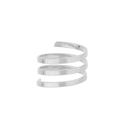 ANELLO FASCIA ARMONICA IN ARGENTO 925°/°°