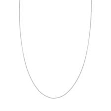 CATENA GROUMETTA RODIO UOMO 0.5MM IN ARGENTO 925°/°°