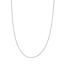 COLLANA GROUMETTA BRUNITA 0.5MM IN ARGENTO 925°/°°