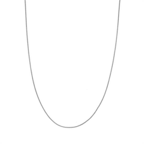 COLLANA GROUMETTA BRUNITA 0.5MM IN ARGENTO 925°/°°