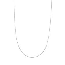 CATENA GROUMETTA RODIO UOMO 0.4MM IN ARGENTO 925°/°°