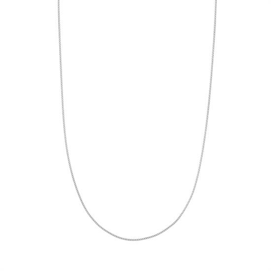 CATENA GROUMETTA RODIO UOMO 0.4MM IN ARGENTO 925°/°°