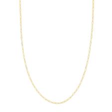 CATENA OVALE DORATA IN ARGENTO 925°/°°