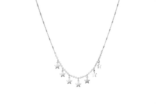 COLLANA MULTI STELLE MICRO IN ARGENTO 925°/°°