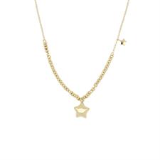 COLLANA STELLA ELETTROFORMATO ROLLO GOUMETTA IN ARGENTO 925°/°°