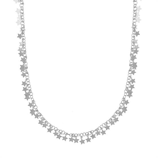 COLLANA MINI STELLE GIRO COLLO IN ARGENTO 925°/°°