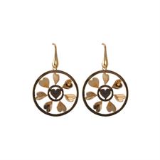 ORECCHINO CUORI TRAFORATI IN ARGENTO 925°/°°