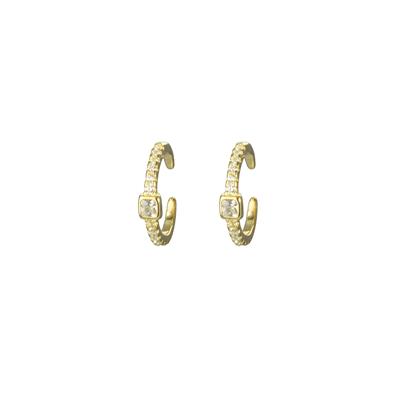 ORECCHINO EAR CUFF 1GIRO DORATO IN ARGENTO 925°/°° ZK