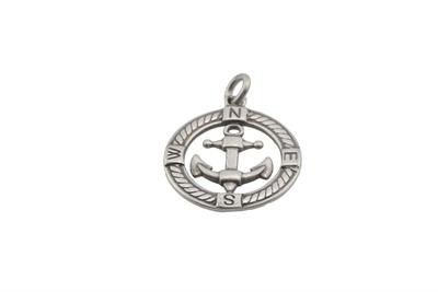 PENDENTE ANCORA IN ARGENTO 925°/°°