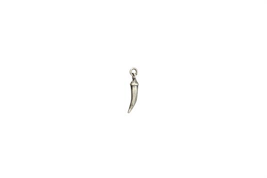 PENDENTE CORNO IN ARGENTO 925°/°°