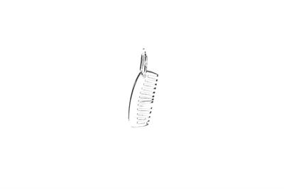 PENDENTE PETTINE IN ARGENTO 925°/°°