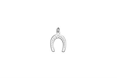 PENDENTE FERRO DI CAVALLO IN ARGENTO 925°/°°