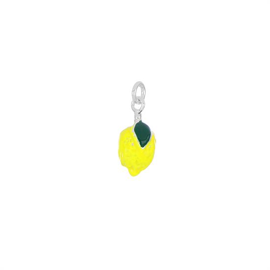 PENDENTE LIMONE IN ARGENTO 925°/°° SMALTO