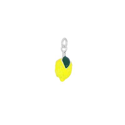 PENDENTE LIMONE IN ARGENTO 925°/°° SMALTO