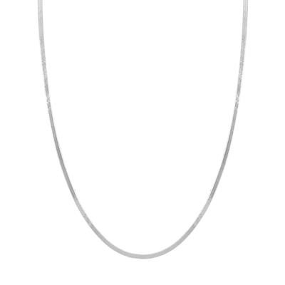 COLLANA SNAKE PIATTA 2MM IN ARGENTO 925°/°°