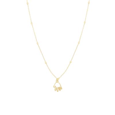 COLLANA CON MANINA IN ARGENTO 925°/°°