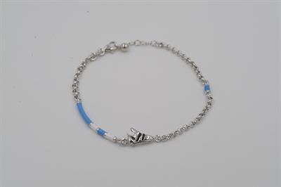BRACCIALE SCARPA E BARRETTA IN ARGENTO 925°/°°