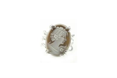 ANELLO CAMMEO 20MM IN ARGENTO 925°/°°