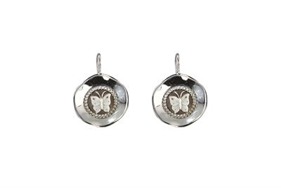 ORECCHINO SATIN CAMMEO 12MM IN ARGENTO 925°/°°