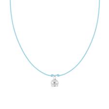 COLLANA CAMPANELLA MEDIA RODIO ARGENTO 925°/°° CORDINO