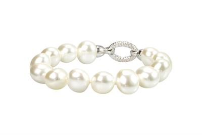 BRACCIALE SHELL FAGIOLO PICCOLO CON CHIUSURA IN METALLO