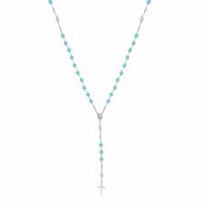 COLLANA ROSARIO IN ARGENTO 925°/°° SHELL