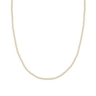 COLLANA SHELL CON PALLINI IN METALLO E CHIUSURA ARGENTO 925°/°°