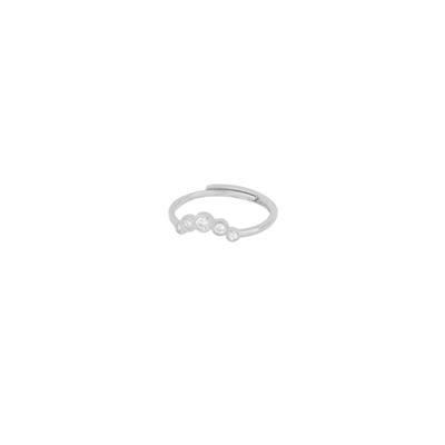 ANELLO MULTI TONDINI ZIRCONATI IN ARGENTO 925°/°°