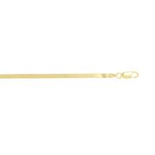 COLLANA SNAKE PIATTA 3,5MM IN ARGENTO 925°/°°
