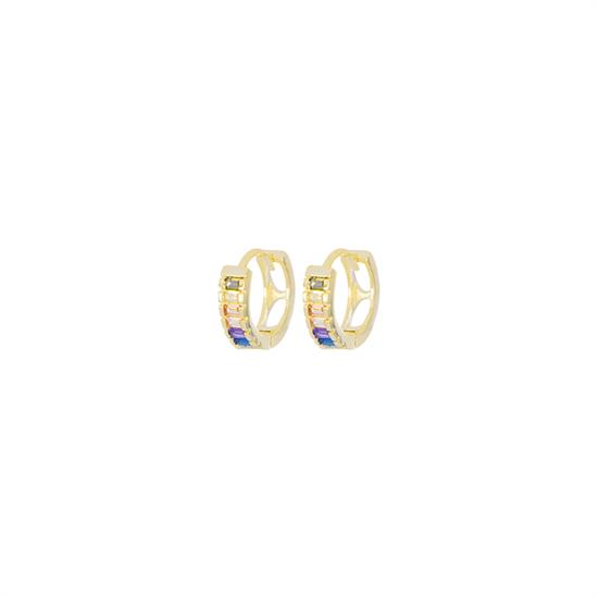 ORECCHINO SCATTINO BAGUETTE IN ARGENTO 925°/°°